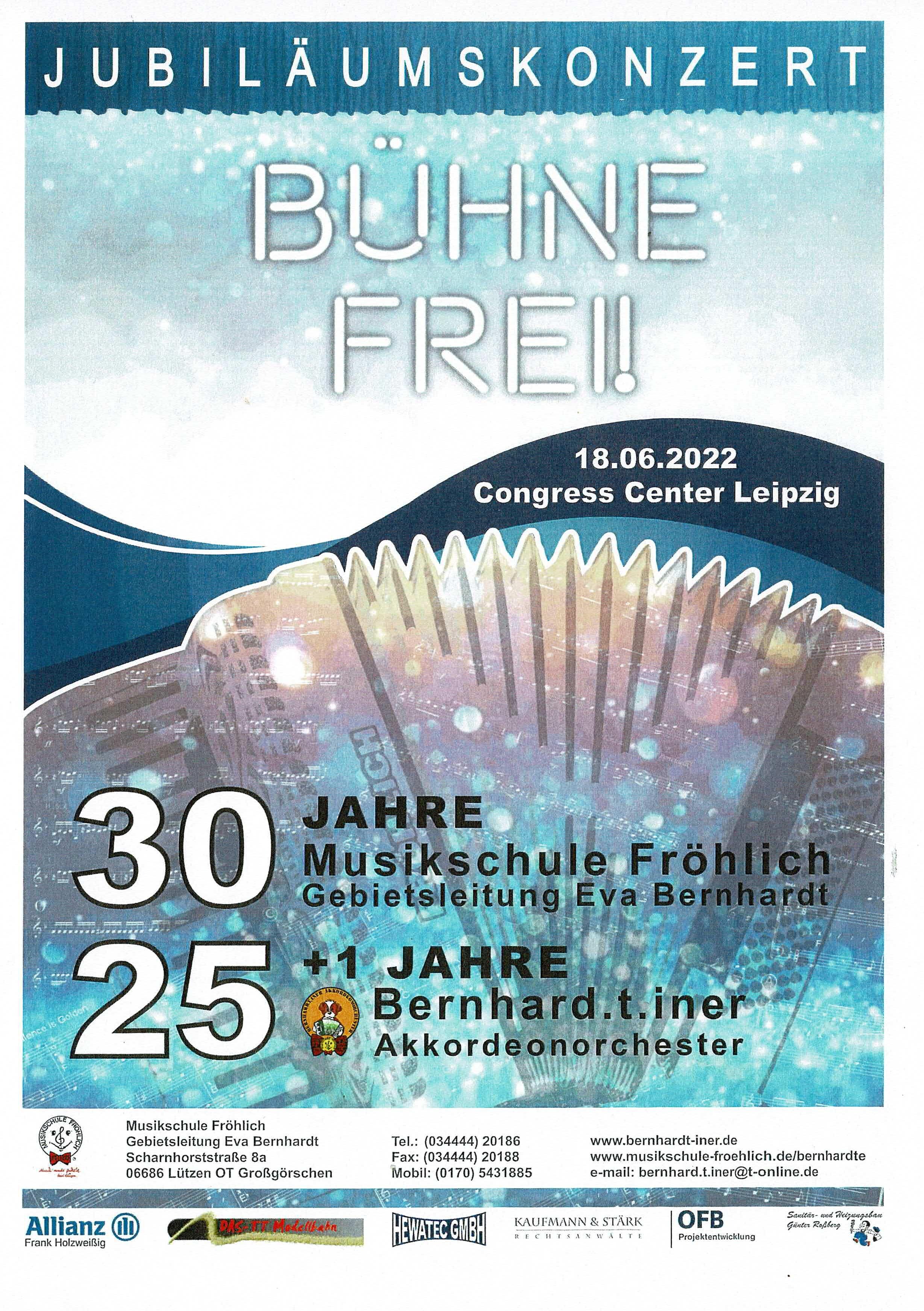 Sommerkonzert 2022 Flyer